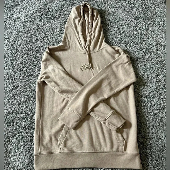 Hollister - Mens Tan Pullover Hoodie - Picture 1 of 4
